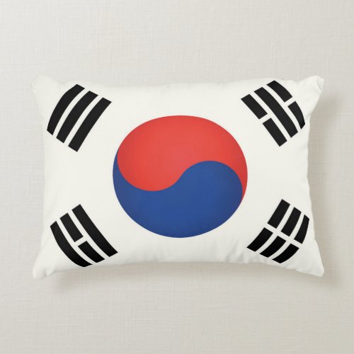 Flag of South Korea Accent Pillow
