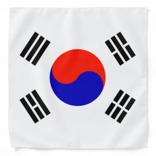 Flag of South Korea Bandana