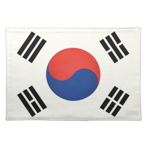 Flag of South Korea Cloth Placemat