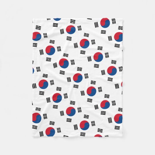 Flag of South Korea Fleece Blanket