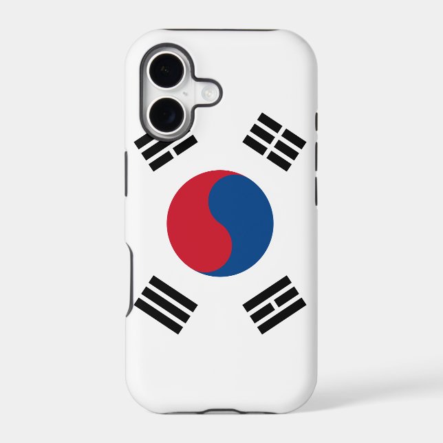 Flag of South Korea Iphone Case (Back)