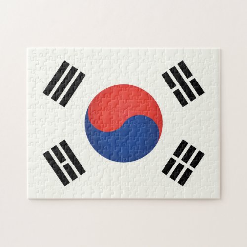 Flag of South Korea Jigsaw Puzzle