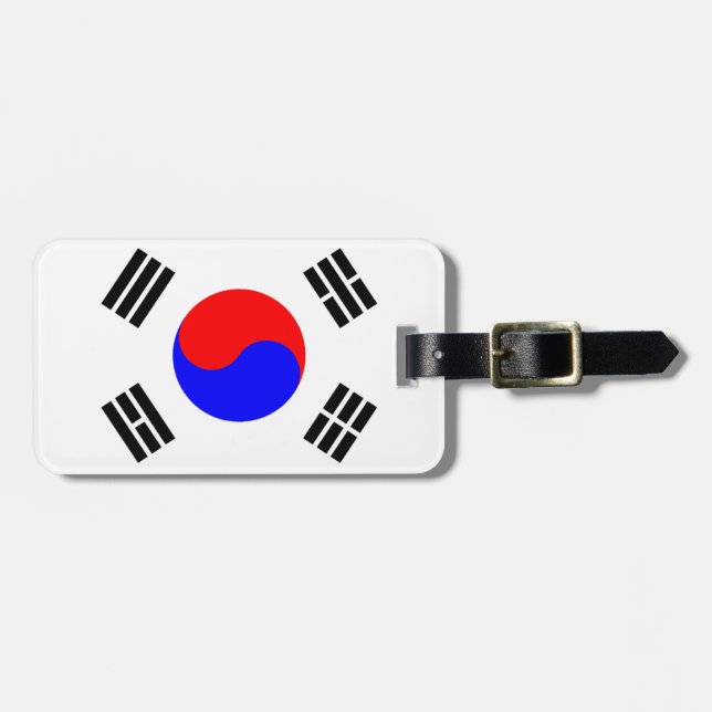 Flag of South Korea Luggage Tag (Front Horizontal)