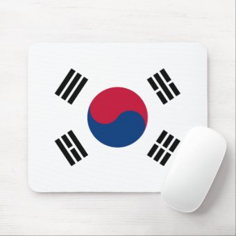 Flag of South Korea Mouse Pad | Zazzle