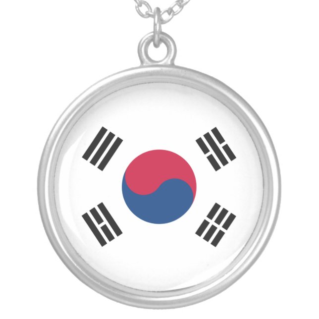 Flag of South Korea Necklace (Front)