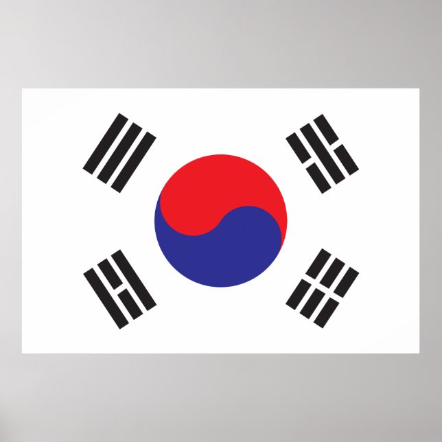 Flag of South Korea Poster (Front)
