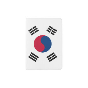 Flag of South Korea Poster Passport Holder
