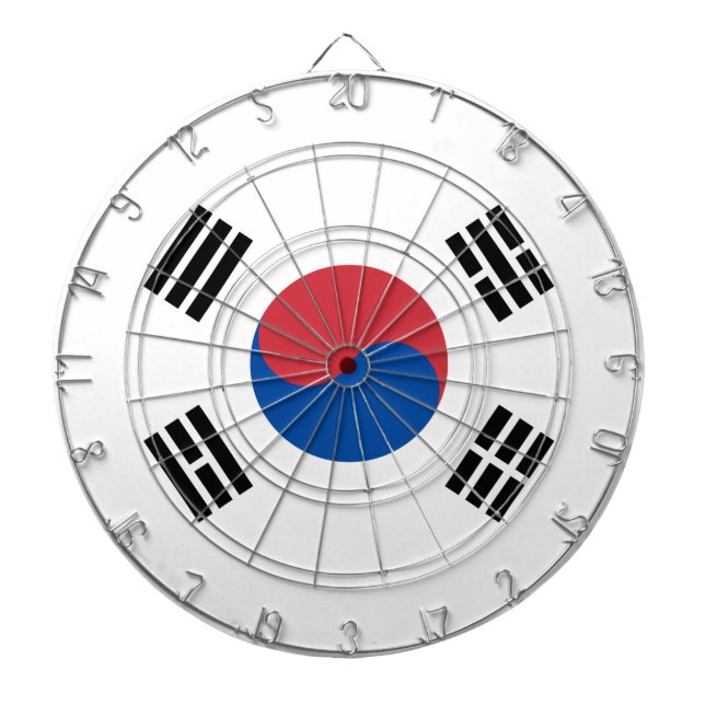 Flag of South Korea (ROK) Dart Board (Front)