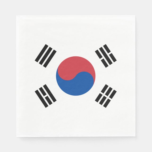 Flag of South Korea (ROK) Napkins (Front)