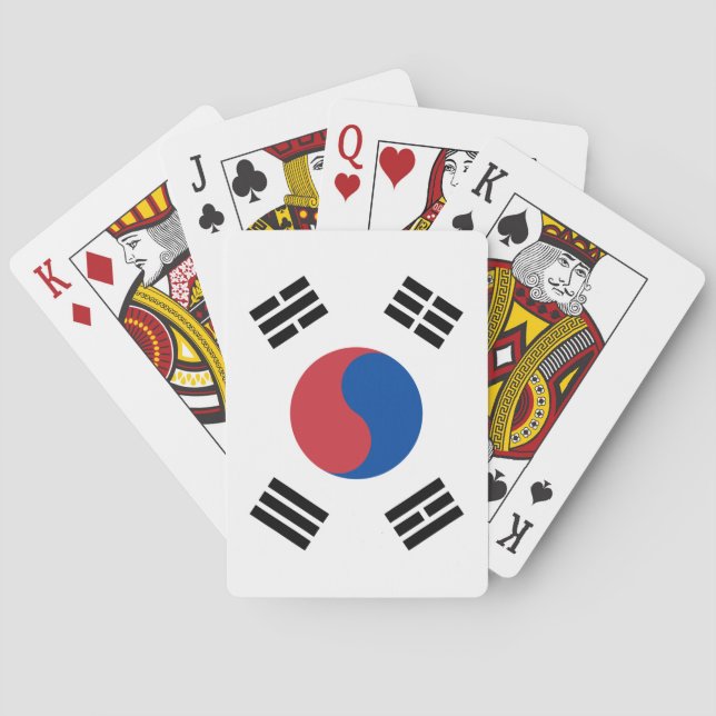 Flag of South Korea (ROK) Poker Cards (Back)