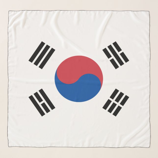 Flag of South Korea (ROK) Scarf (Front)
