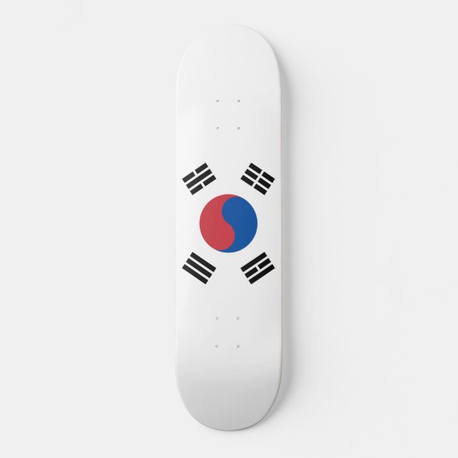 Flag of South Korea (ROK) Skateboard (Front)