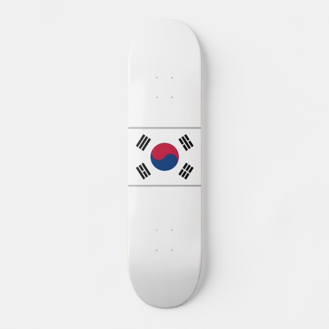 Flag of South Korea Skateboard Deck (Front)