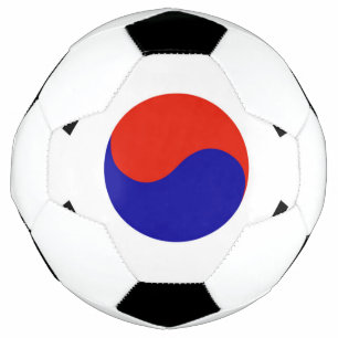 Flag of South Korea Soccer Ball