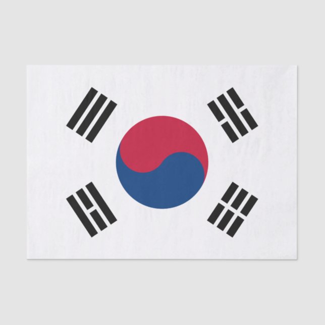 Flag of South Korea Tissue Paper (Front)