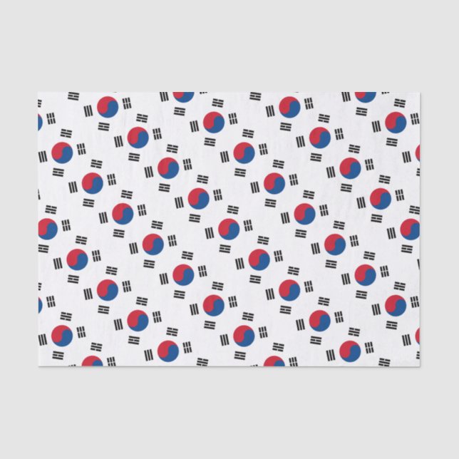 Flag of South Korea Tissue Paper (Front)