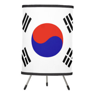Flag of South Korea Tripod Lamp