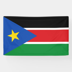 Flag of South Sudan (Africa) Banner