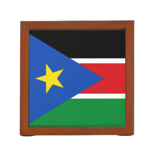 Flag of South Sudan Desk Organizer