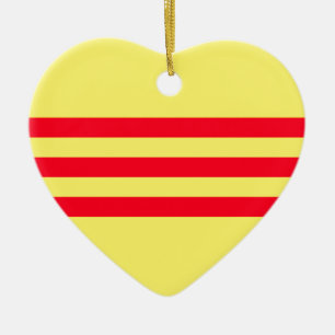 Flag of South Vietnam Ceramic Ornament