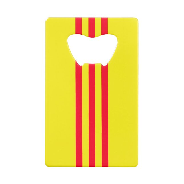 Flag of South Vietnam Credit Card Bottle Opener (Back)