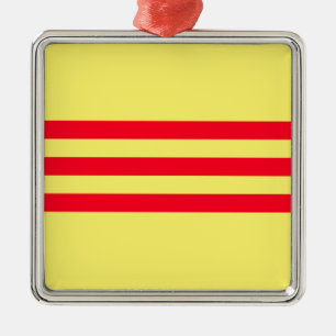 Flag of South Vietnam Metal Ornament