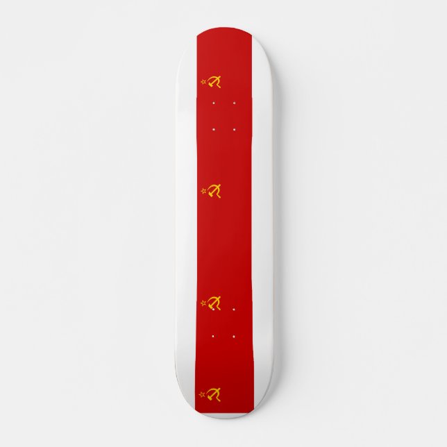 Flag of Soviet Union Skateboard Deck (Front)