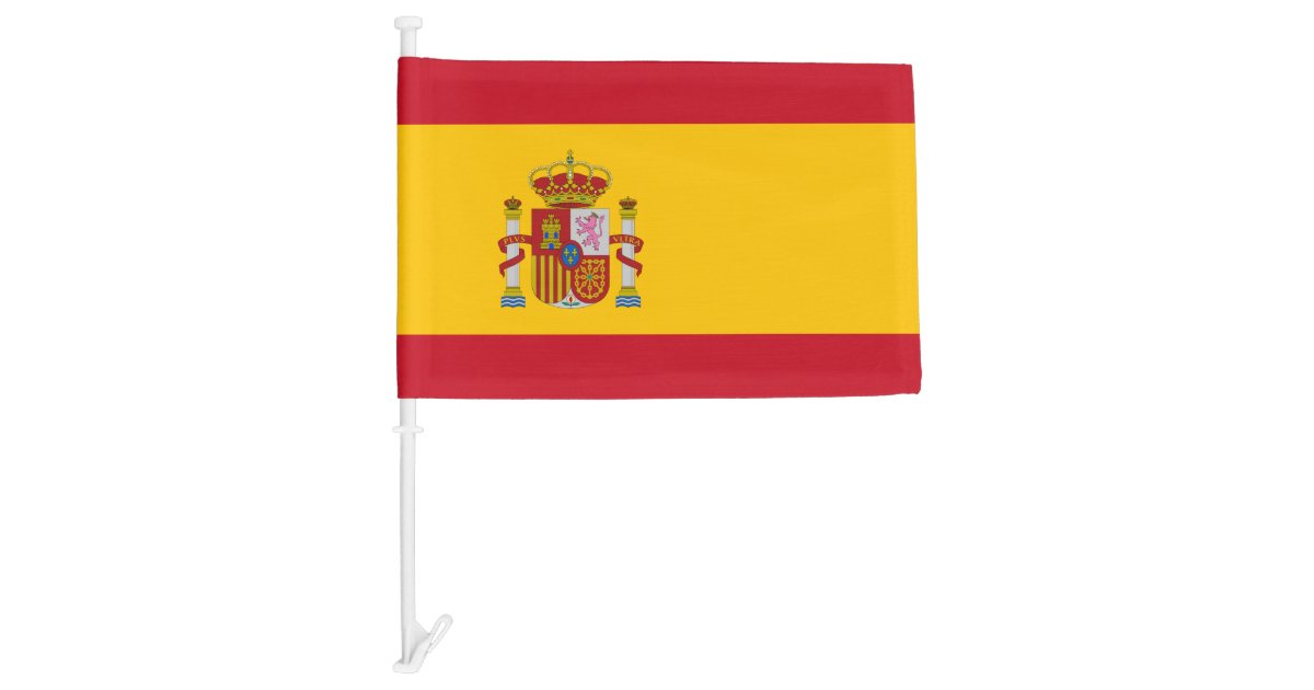 Flag Spanish-catalan heart, white background