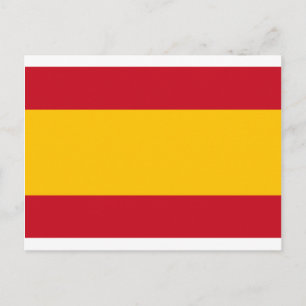 Flag of Spain, Bandera de España, Bandera Española Postcard