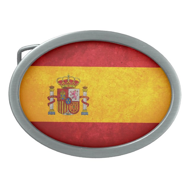 Flag of Spain Belt Buckle (Front)