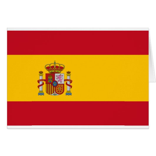 Flag of Spain Cards (Front Horizontal)