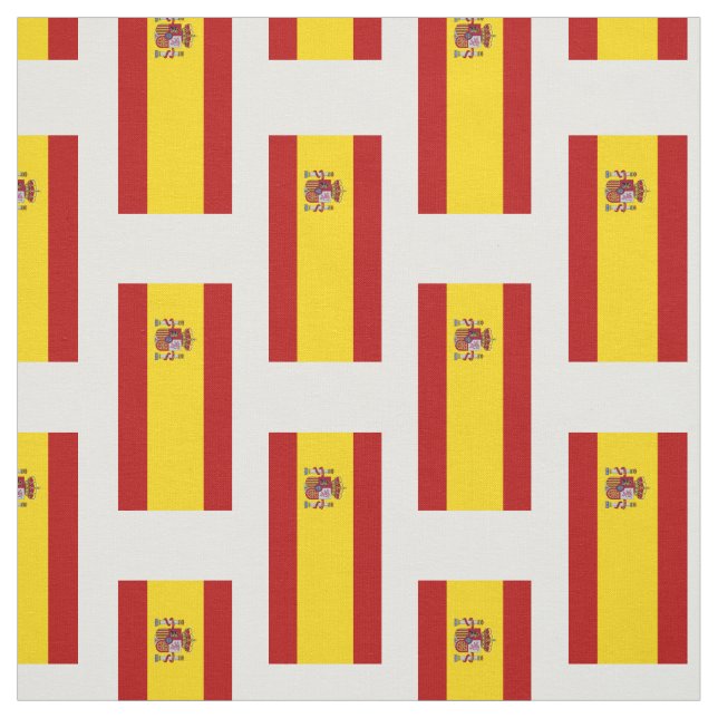 Flag of Spain Fabric (Swatch)