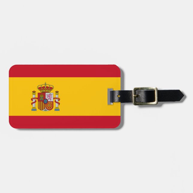 Flag of Spain Luggage Tag (Front Horizontal)