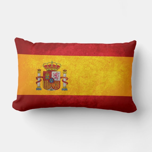 Flag of Spain Lumbar Pillow (Front)