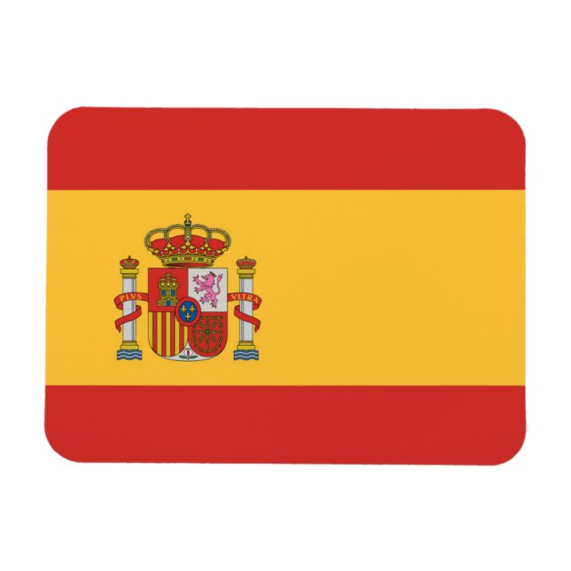 Flag of Spain Magnet (Horizontal)