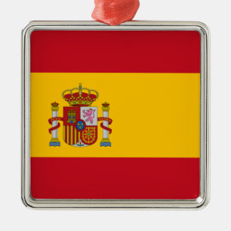 Flag of Spain Metal Ornament