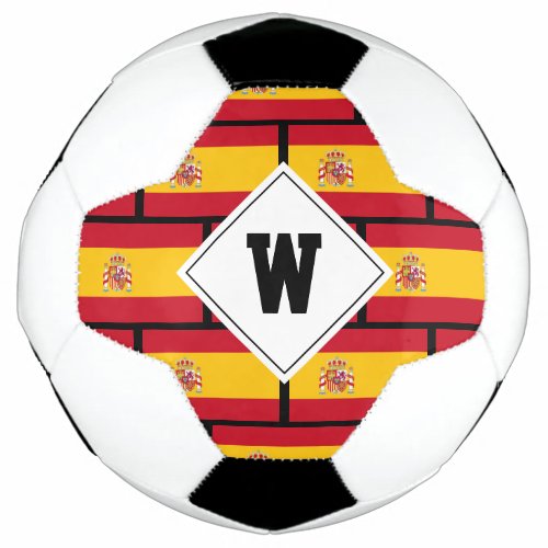 FLAG OF SPAIN Monogram Soccer Ball