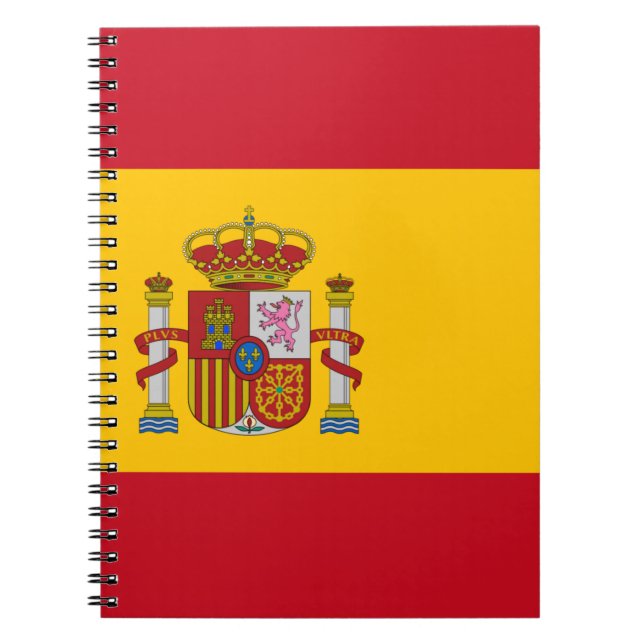 Flag of Spain Notebook (Front)