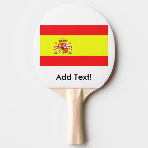 Flag of Spain Ping-Pong Paddle