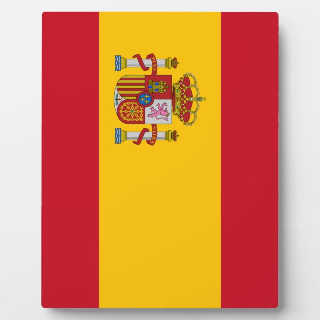 Flag of Spain Plaque (Front)