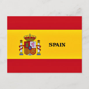 Flag of Spain Postcard