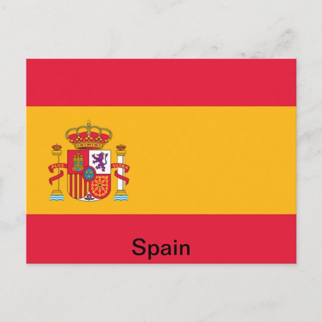 Flag of Spain Postcard (Front)