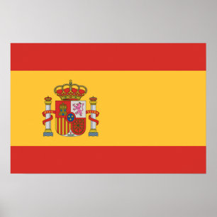 Flag of Spain Poster