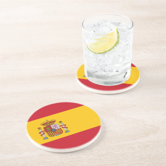 Flag of Spain Sandstone Coaster