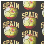 Flag of Spain Spanish Soccer Ball Pattern Fabric