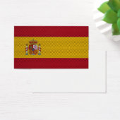 Flag of Spain with Carbon Fiber Effect (Desk)