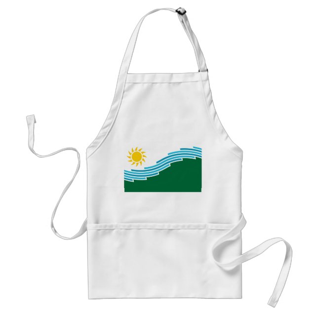 Flag of Spokane, Washington Adult Apron (Front)