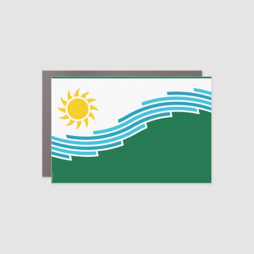 Flag of Spokane Washington Car Magnet