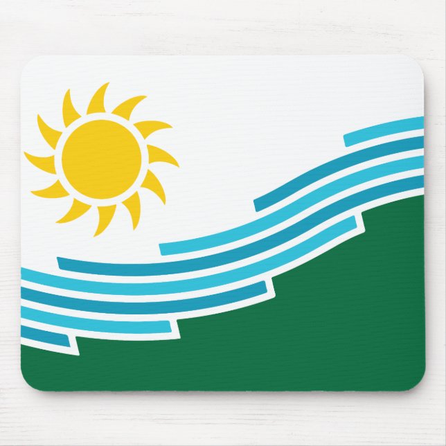 Flag of Spokane, Washington Mouse Pad (Front)