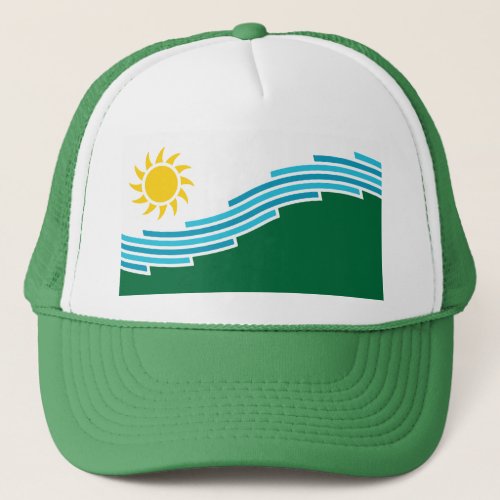 Flag of Spokane Washington Trucker Hat